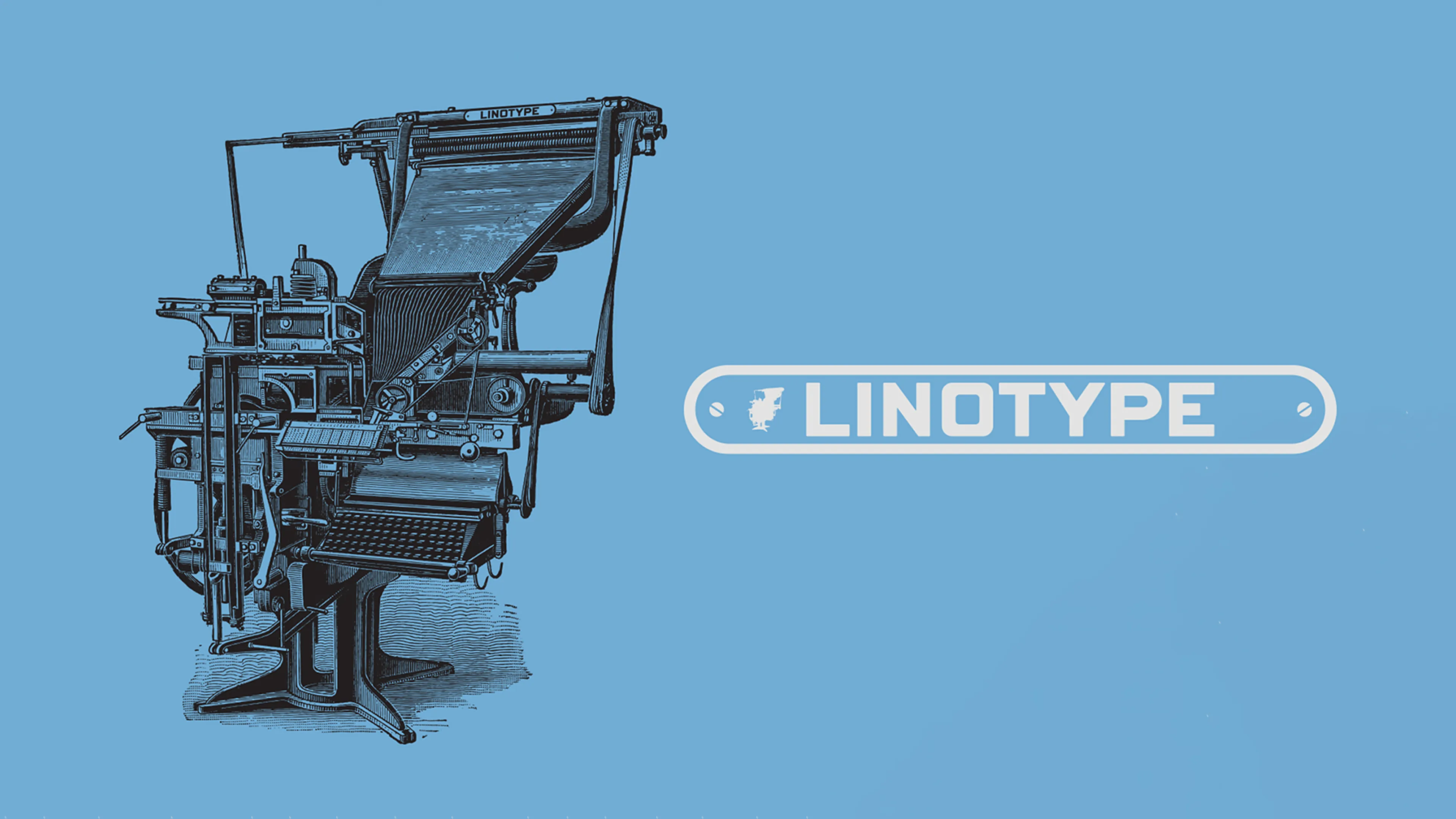 Linotype poster